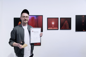 Foto Alexander Gehring mit Merck-Preis